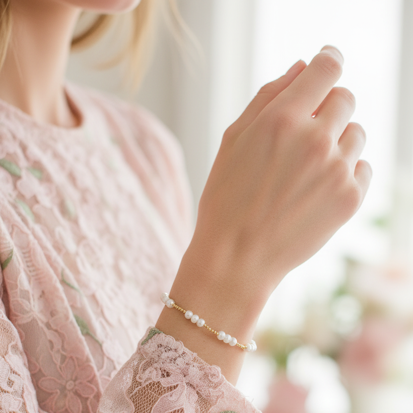The Barely There Pearl Bracelet