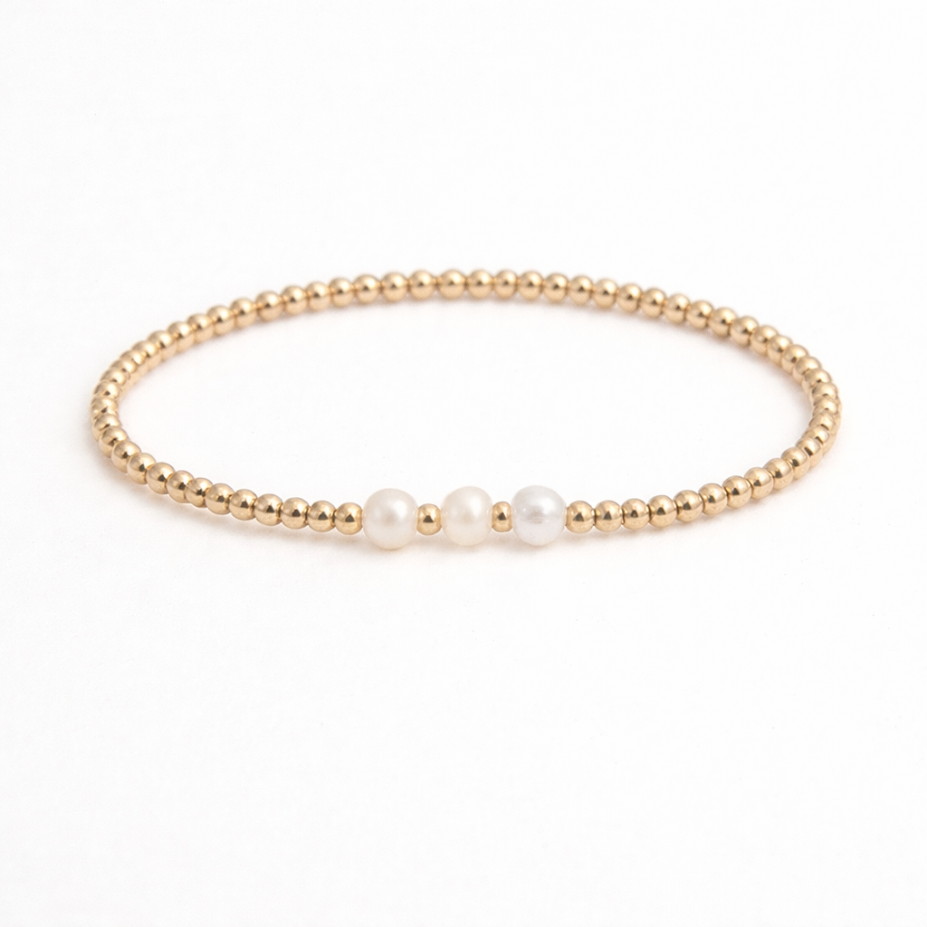The Trio Pearl Bracelet