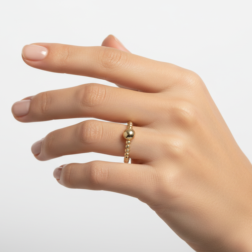 The Centered Gold Ring